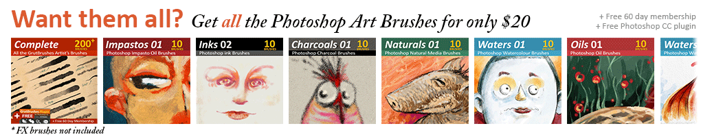 200+ Photoshop brushes for $20