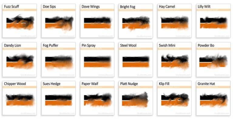 Photoshop Art Brushes Complete - 500 Brushes From GrutBrushes.com