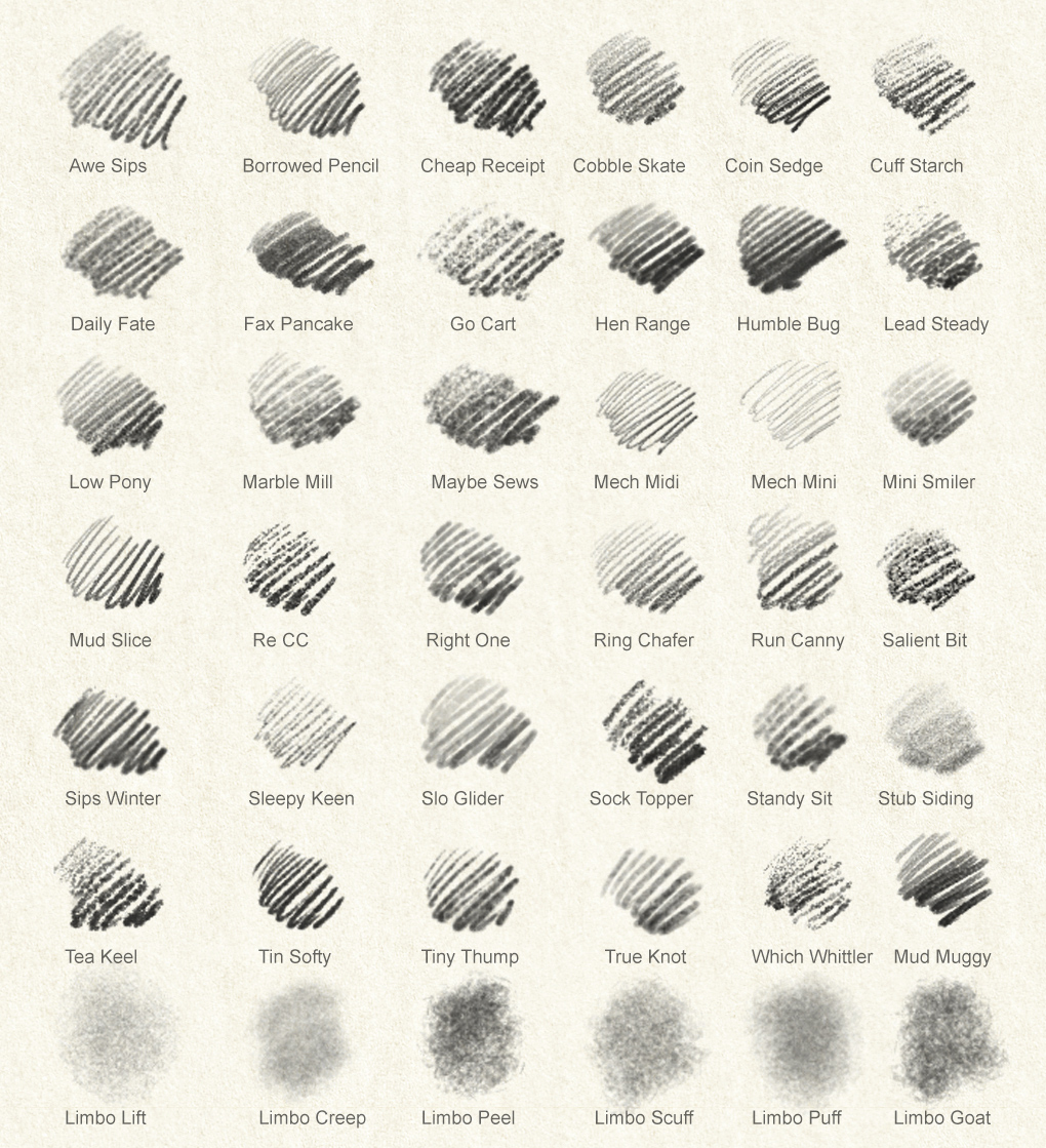 pencil sketch brushes photoshop free download