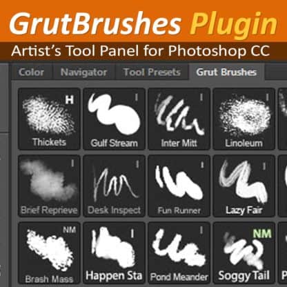 Photoshop Art Brushes Complete - 500 Brushes From GrutBrushes.com